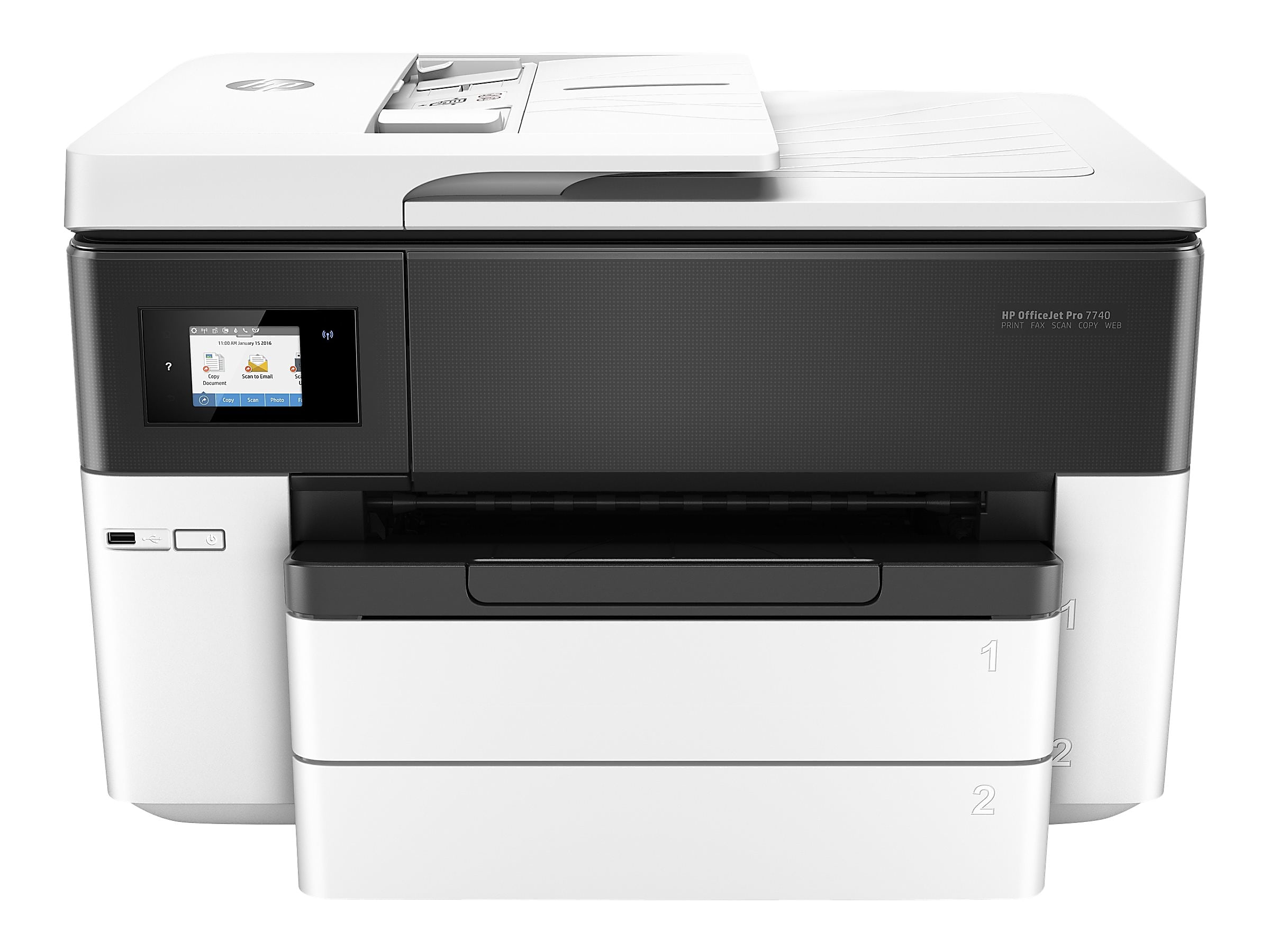 HP OfficeJet Pro 7740 Wide-Format Wireless Inkjet All-In-One Color Printer - Image 11