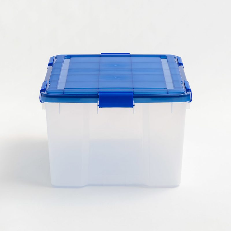 Iris Ultimate Weathertight Storage Box, 23-5/8”L x 20-1/16”W x 16-3/16”H, 62.8 Qt, Clear - Image 3