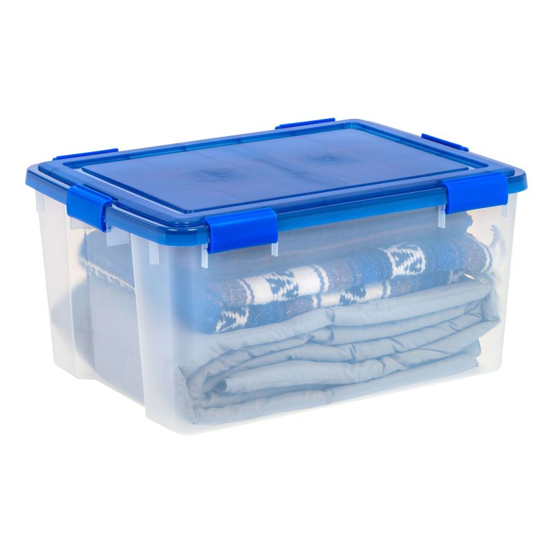 Iris Ultimate Weathertight Storage Box, 23-5/8”L x 20-1/16”W x 16-3/16”H, 62.8 Qt, Clear - Image 9