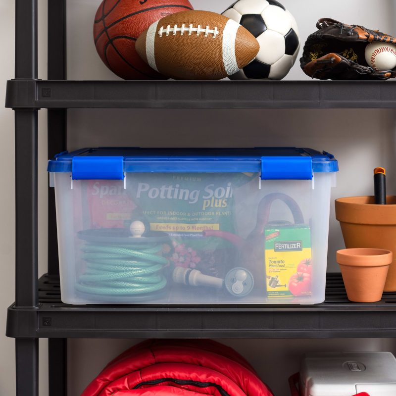Iris Ultimate Weathertight Storage Box, 23-5/8”L x 20-1/16”W x 16-3/16”H, 62.8 Qt, Clear - Image 12