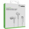 Belkin SoundForm Wired Earbuds with USB-C Connector - Stereo - USB Type C - Wired - Earbud - Binaural - In-ear - 4 ft Cable - White - Image 7