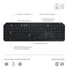 Logitech® MX Keys S Wireless Keyboard, Full Size, Black, 920-011406 - Image 6