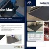 M+A Matting Cushion Max Floor Mat, 36" x 144", Black - Image 3