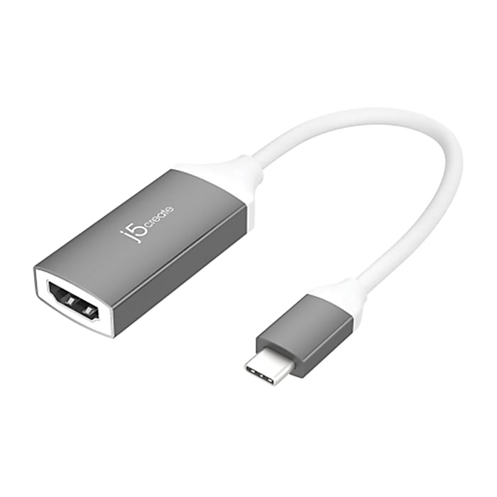 j5create USB Type-C-To-4K HDMI Adapter, 7.87", Gray, JCA153G - Image 4