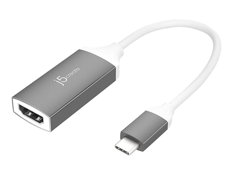 j5create USB Type-C-To-4K HDMI Adapter, 7.87", Gray, JCA153G - Image 5