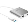 j5create USB 3.0-To-Dual HDMI Cable, 12.5", Silver, JUA365 - Image 6