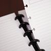 TUL® Discbound Notebook With Debossed Leather Cover, Junior Size, Narrow Ruled, 60 Sheets, Gray - Image 3