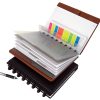 TUL® Discbound Notebook With Debossed Leather Cover, Junior Size, Narrow Ruled, 60 Sheets, Gray - Image 4
