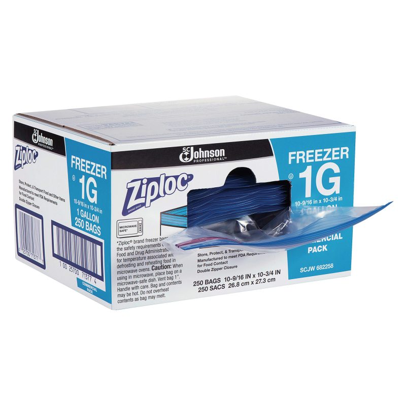 Ziploc® Freezer And Storage Bags, 1 Gallon, Box Of 250 Bags - Image 2