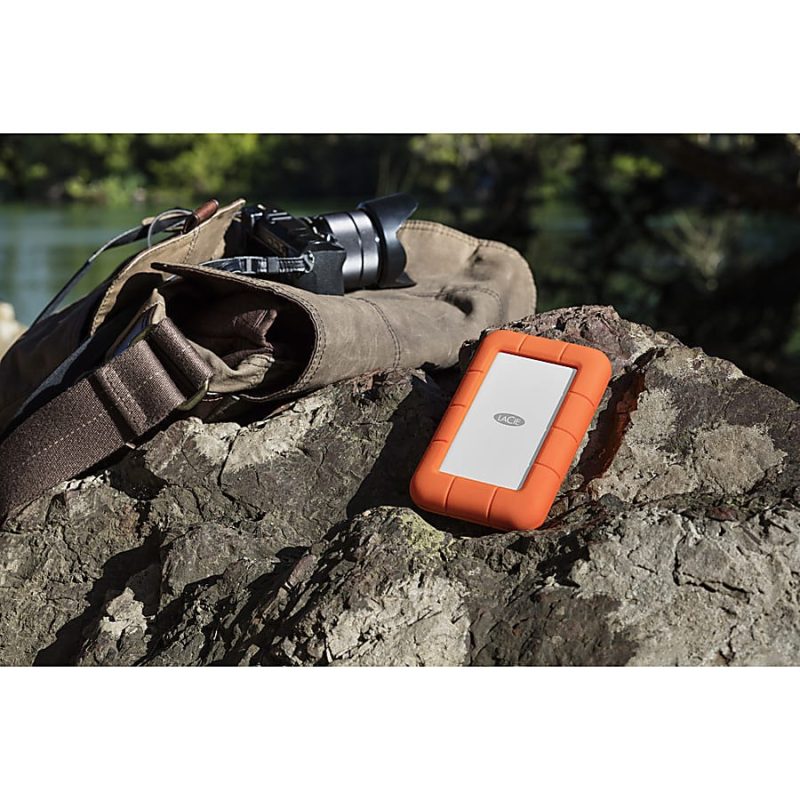 LaCie Rugged SECURE 2TB Portable External Hard Drive, STFR2000403 - Image 9