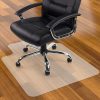 Mount-It! Plastic Desk Chair Mat For Hardwood Floor, 47” x 35-1/2”, Clear - Image 2
