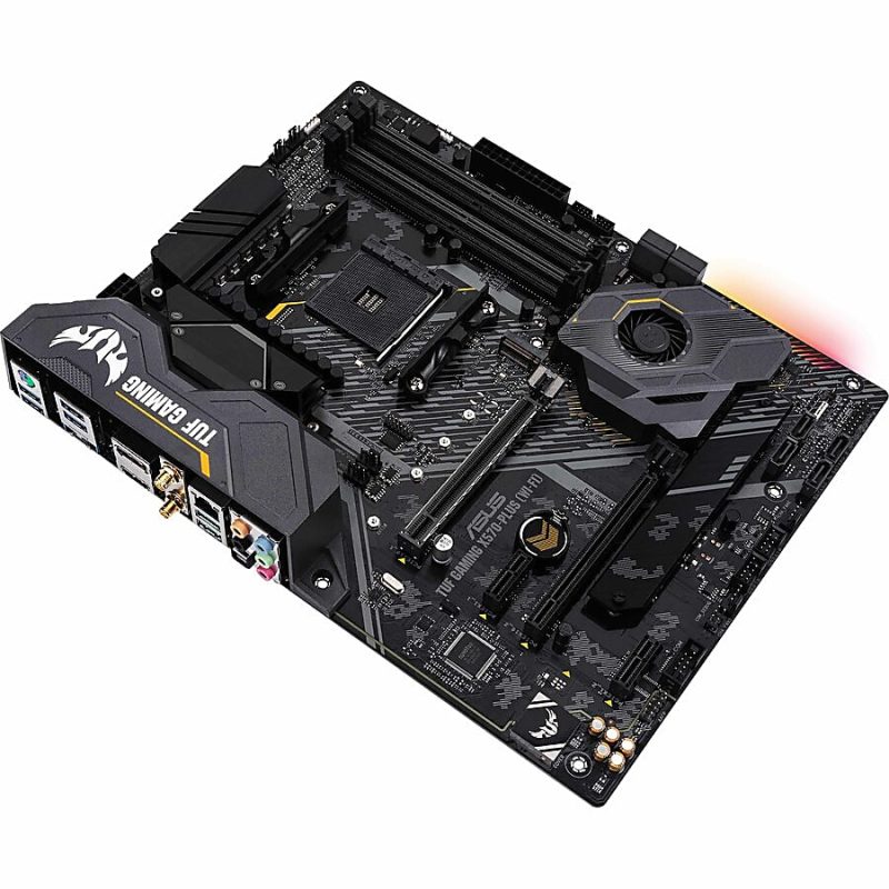 Line TUF GAMING X570-PLUS (WI-FI) Desktop Motherboard - AMD Chipset - Socket AM4 - ATX - Image 4