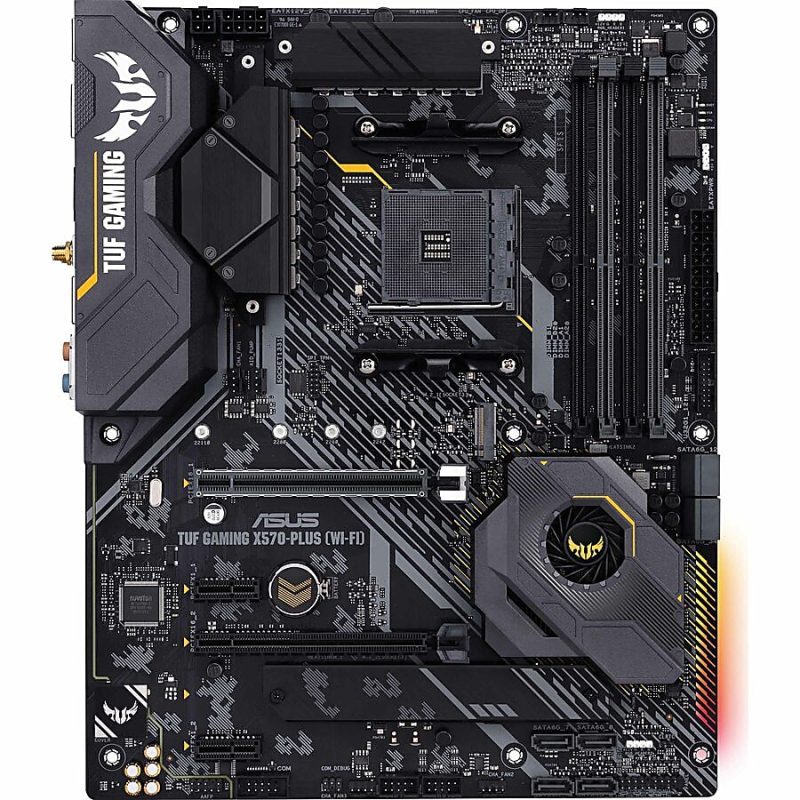 Line TUF GAMING X570-PLUS (WI-FI) Desktop Motherboard - AMD Chipset - Socket AM4 - ATX - Image 5