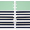 TUL® Discbound Notebook Covers, Junior Size, Mint Stripes, Pack of 2 Covers - Image 2