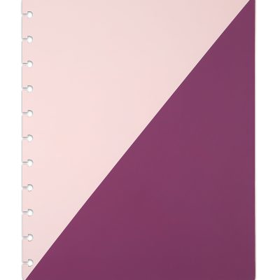 TUL® Discbound Notebook Covers, Letter Size, Pink/Purple, Pack of 2 Covers