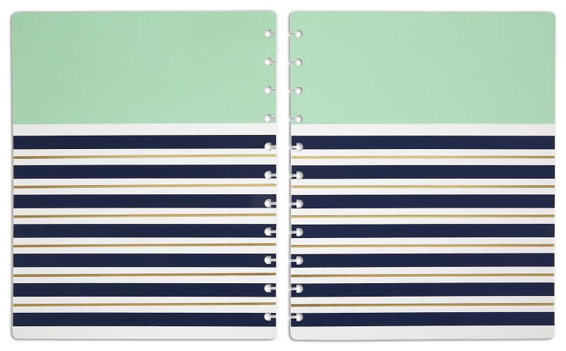 TUL® Discbound Notebook Covers, Letter Size, Mint Stripes, Pack of 2 Covers - Image 2