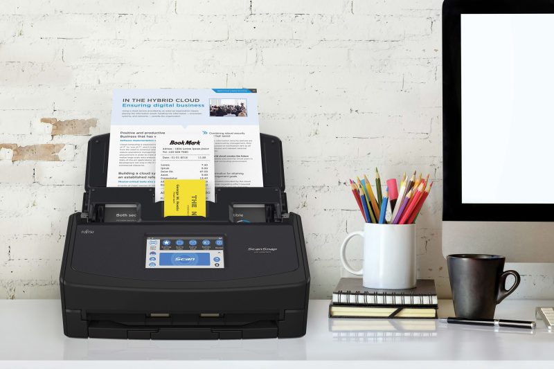 Fujitsu ScanSnap iX1600 Large Format ADF Scanner, Black - Image 3