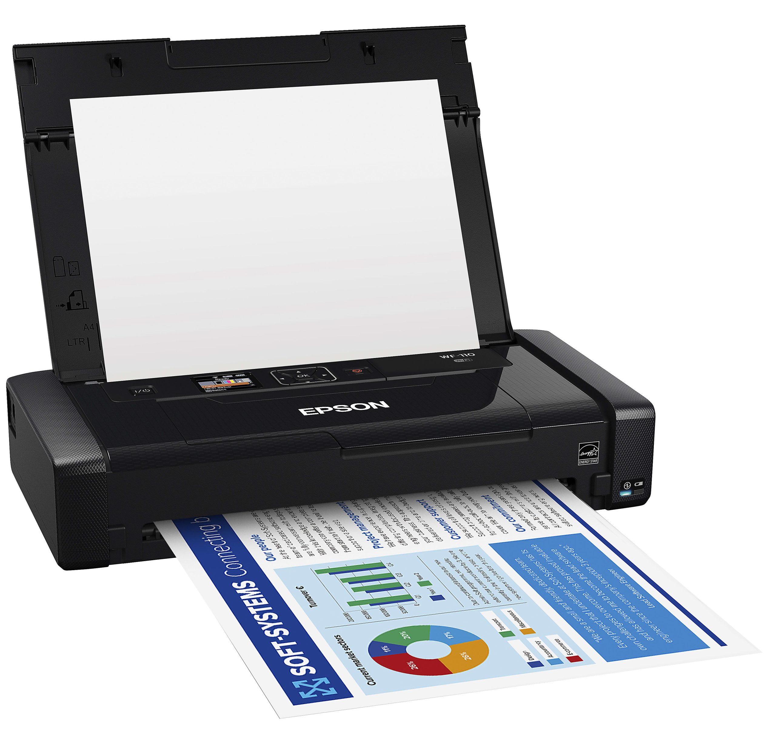 Epson® WorkForce® WF-110 Wireless Mobile Color Inkjet Printer - Image 2