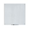 U Brands® Magnetic Glass Dry-Erase Board, 36" X 36", White Frosted Surface, Frameless, Actual Size 35" X 35" (2909U00-01)