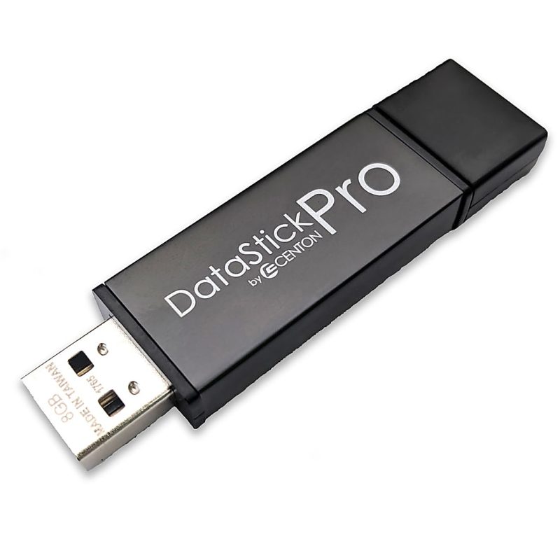 Centon DataStick Pro USB 2.0 Flash Drives, 8GB, Pro Gray, Pack Of 25 Flash Drives, S1-U2P1-8G25PK - Image 3