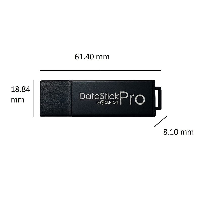 Centon DataStick Pro USB 2.0 Flash Drives, 8GB, Pro Gray, Pack Of 25 Flash Drives, S1-U2P1-8G25PK - Image 5