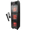 BeFree Sound Triple Portable Bluetooth® Subwoofer Speaker With Party Lights, 99597500M