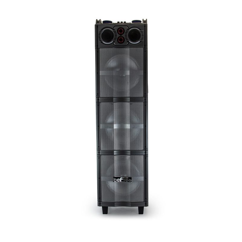 BeFree Sound Triple Portable Bluetooth® Subwoofer Speaker With Party Lights, 99597500M - Image 5
