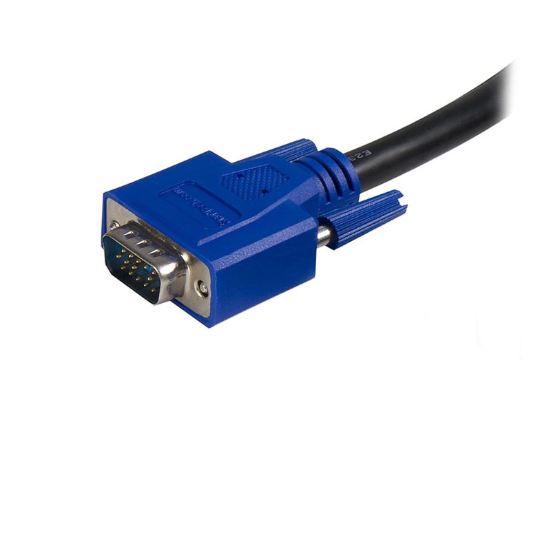 StarTech.com 10 ft 2-in-1 Universal USB KVM Cable - Video / USB cable - HD-15, 4 pin USB Type B (M) - 4 pin USB Type A, HD-15 - 10 - 10ft - Image 2