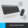 Logitech® Wireless Keyboard & Mouse, Straight Full Size Keyboard, Graphite, Ambidextrous Optical Mouse, MK470 Slim - Image 4