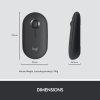 Logitech® Wireless Keyboard & Mouse, Straight Full Size Keyboard, Graphite, Ambidextrous Optical Mouse, MK470 Slim - Image 8