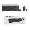 Logitech® Wireless Keyboard & Mouse, Straight Full Size Keyboard, Graphite, Ambidextrous Optical Mouse, MK470 Slim - Image 9
