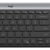 Logitech® Wireless Keyboard & Mouse, Straight Full Size Keyboard, Graphite, Ambidextrous Optical Mouse, MK470 Slim - Image 10