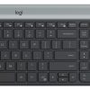 Logitech® Wireless Keyboard & Mouse, Straight Full Size Keyboard, Graphite, Ambidextrous Optical Mouse, MK470 Slim - Image 11