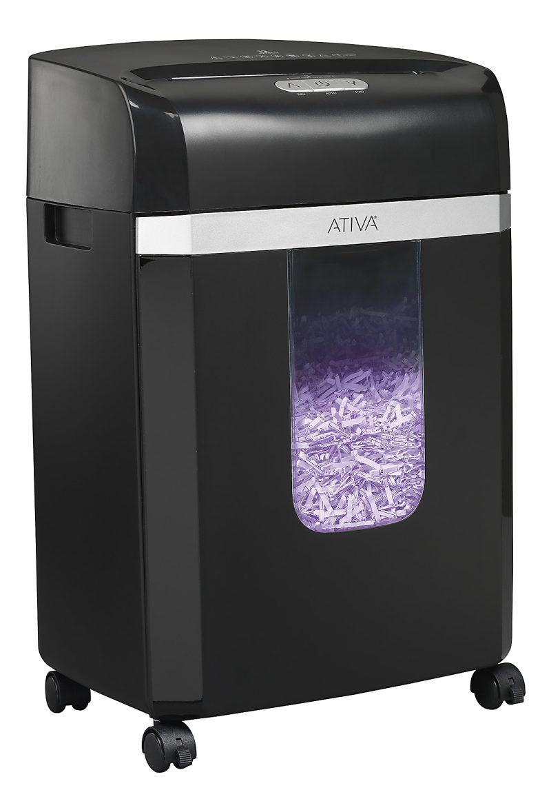 Ativa® 12-Sheet Cross-Cut Shredder, A12CC19 - Image 2