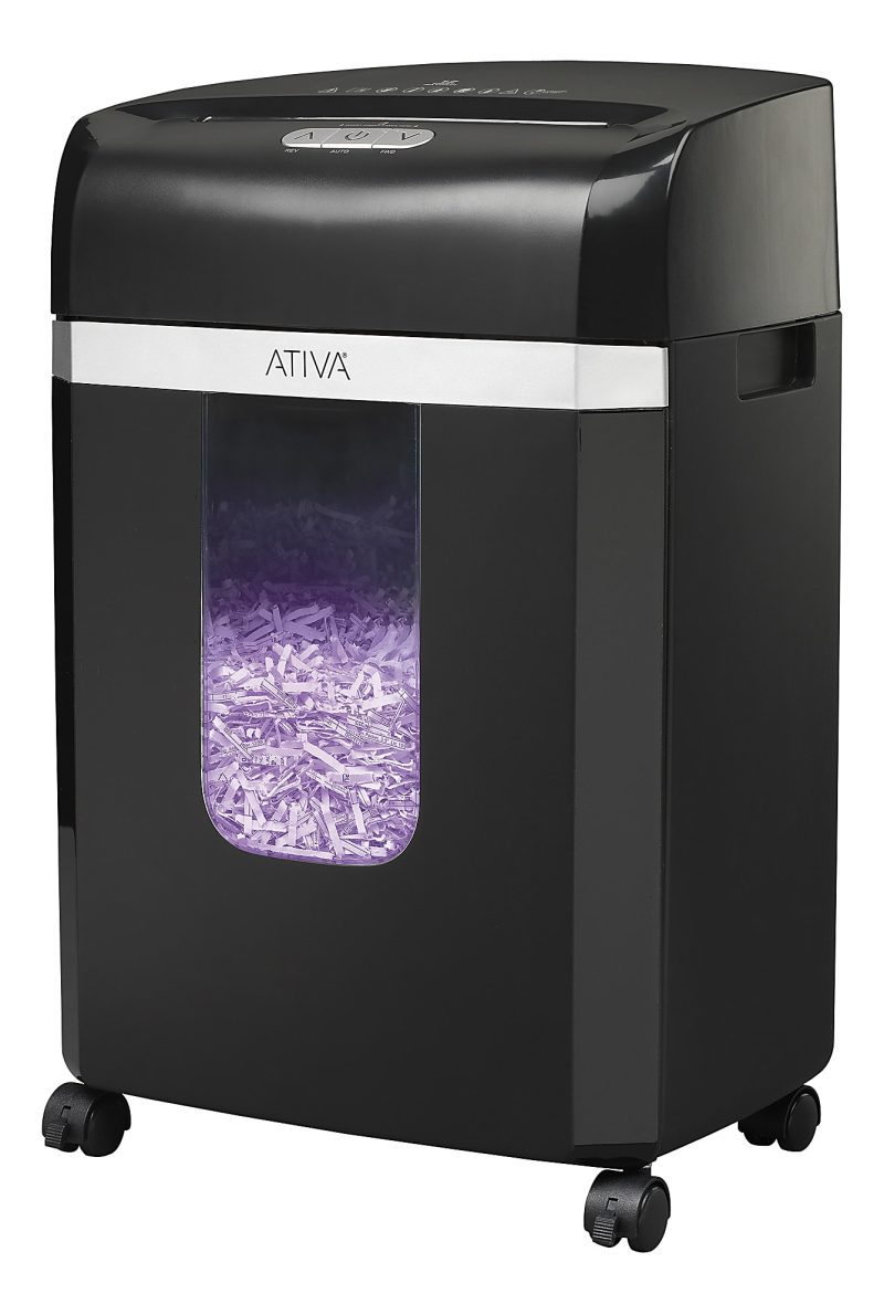 Ativa® 12-Sheet Cross-Cut Shredder, A12CC19 - Image 3