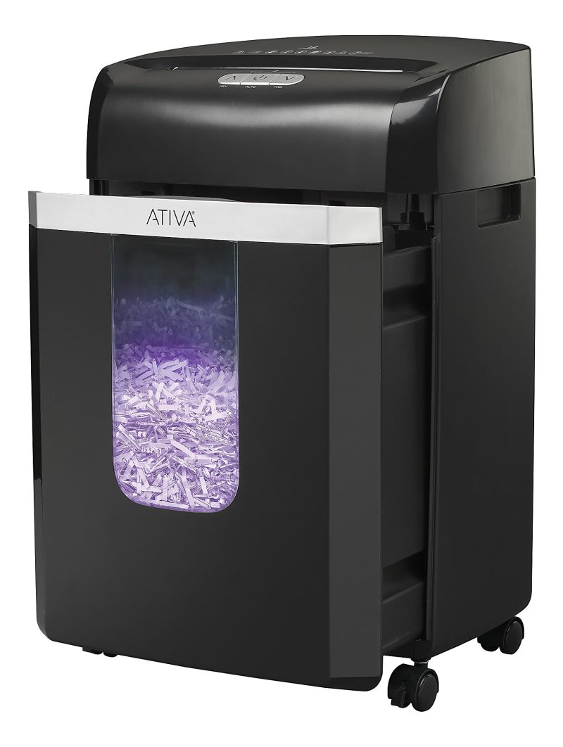 Ativa® 12-Sheet Cross-Cut Shredder, A12CC19 - Image 4