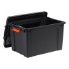 Iris® Remington Heavy Duty Store-It-All Totes, 19 Gallon, Black, Set Of 4 Totes - Image 4