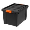 Iris® Remington Heavy Duty Store-It-All Totes, 19 Gallon, Black, Set Of 4 Totes - Image 5