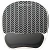 Fellowes® Photo Gel Mouse Pad And Wrist Rest With Microban®, Chevron Pattern - Image 4