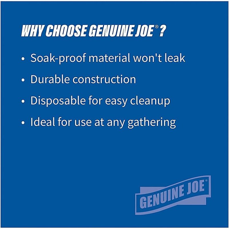 Genuine Joe 7" Printed Paper Plates - Disposable - 7" Diameter - Assorted - 125 / Pack - Image 5
