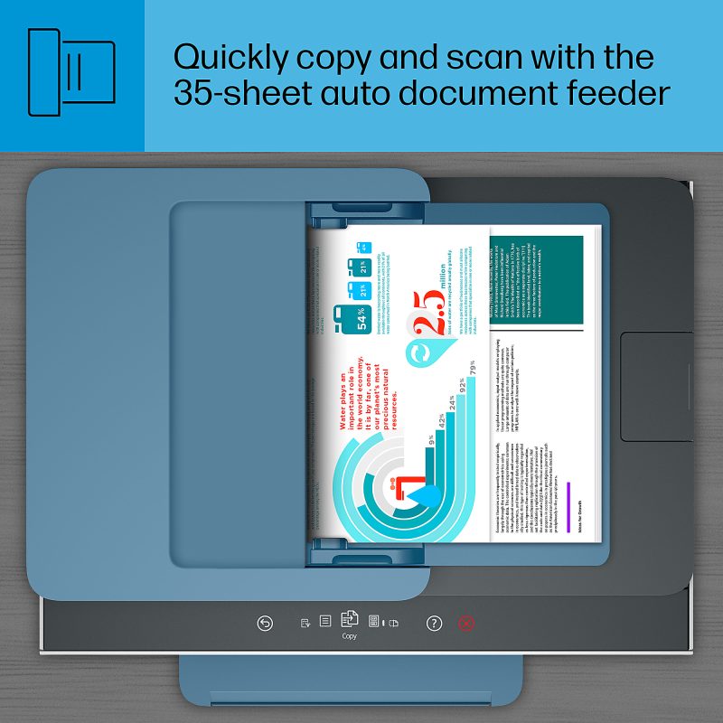 HP Smart Tank 7602 Wireless All-In-One Color Inkjet Printer - Image 7