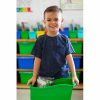 Storex Book Bin Set, Medium Size, Black, Carton Of 6 - Image 5