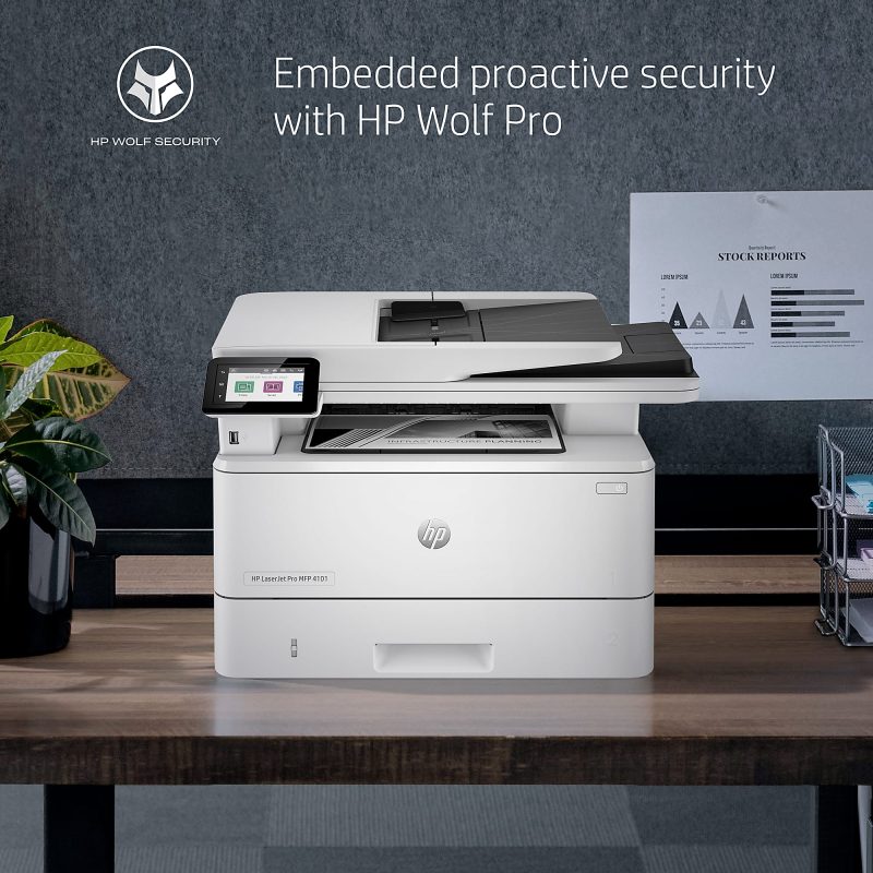 HP LaserJet Pro MFP 4101fdn Laser All-in-One Monochrome Printer - Image 4
