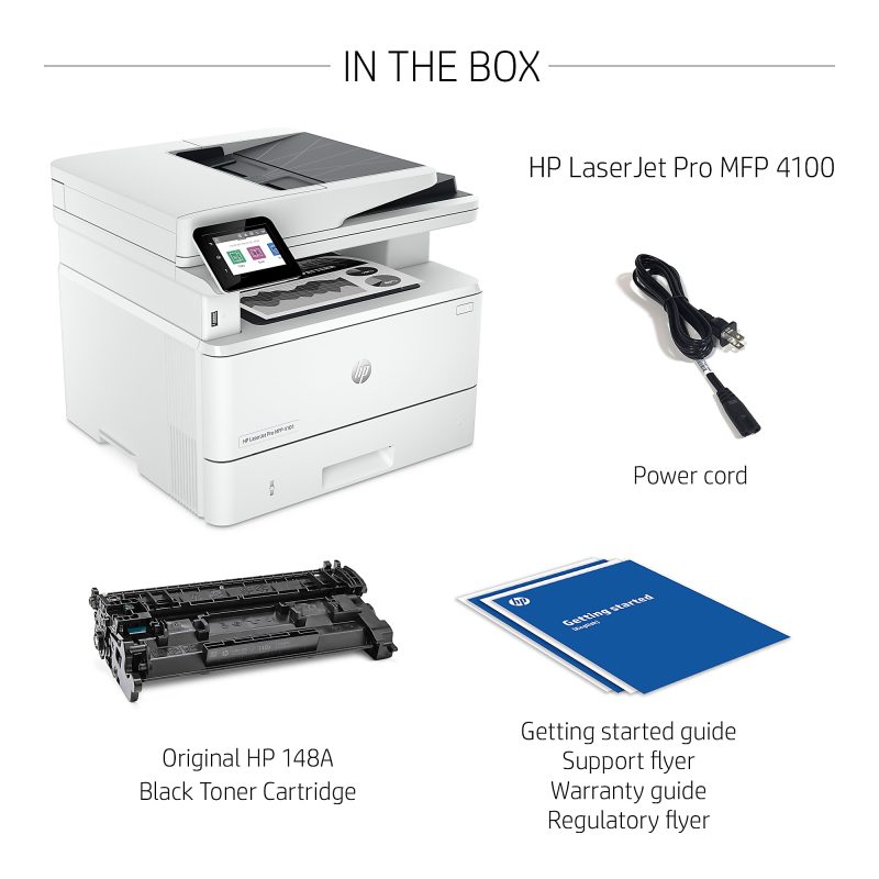 HP LaserJet Pro MFP 4101fdn Laser All-in-One Monochrome Printer - Image 9