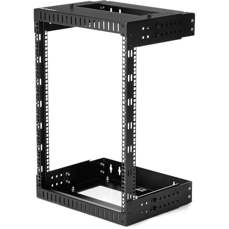 StarTech.com 15U Wallmount Server Rack with Adjustable Rails - Up to 20 Inches Depth - 19" Wide - Mount your server or networking equipment to the wall, using this adjustable 15U open frame rack - Easy installation - Image 6