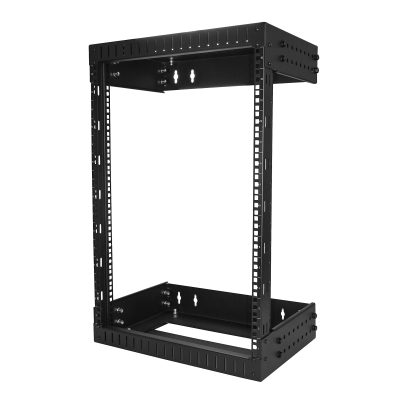 StarTech.com 15U Wallmount Server Rack with Adjustable Rails - Up to 20 Inches Depth - 19" Wide - Mount your server or networking equipment to the wall, using this adjustable 15U open frame rack - Easy installation