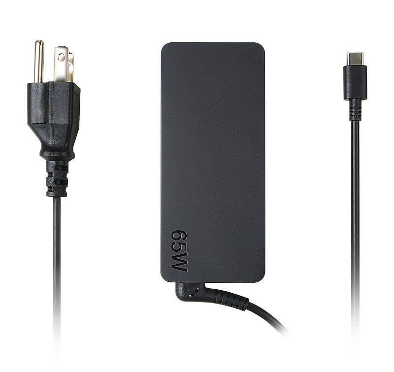 Lenovo® USB Type-C 65W AC Adapter, 5.9', Black, GX20P92530 - Image 2