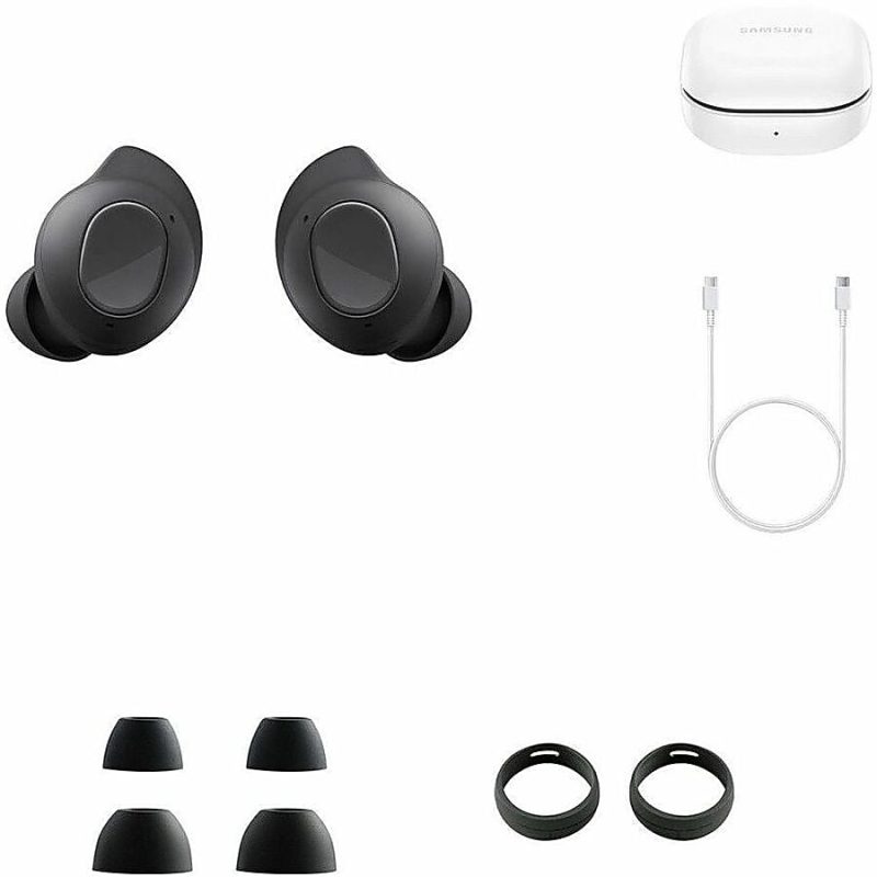 Samsung Galaxy Buds FE SM-R400NZAAXAR Earset - Bixby - Stereo - True Wireless - Bluetooth - Earbud - Binaural - In-ear - Graphite - Image 4
