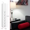 GE 62932 6-Outlet Surge Protector, 10’, White - Image 6