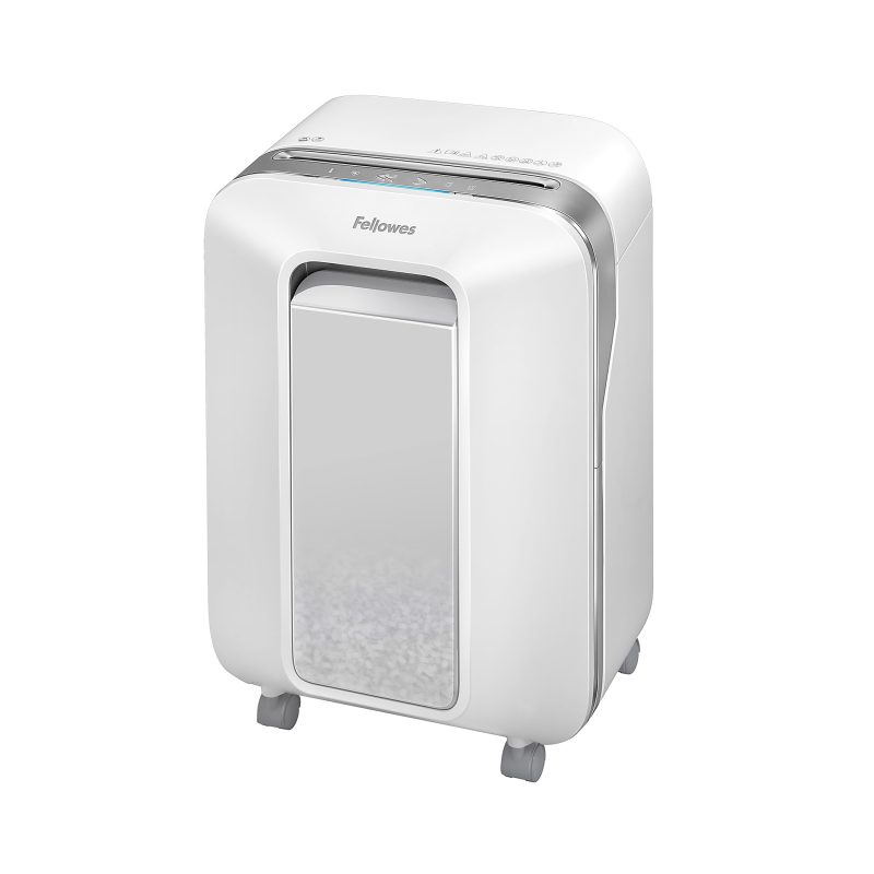 Fellowes® Powershred® LX200 100% Jam Proof Micro-Cut 12-Sheet Shredder, Black, 5015001 - White